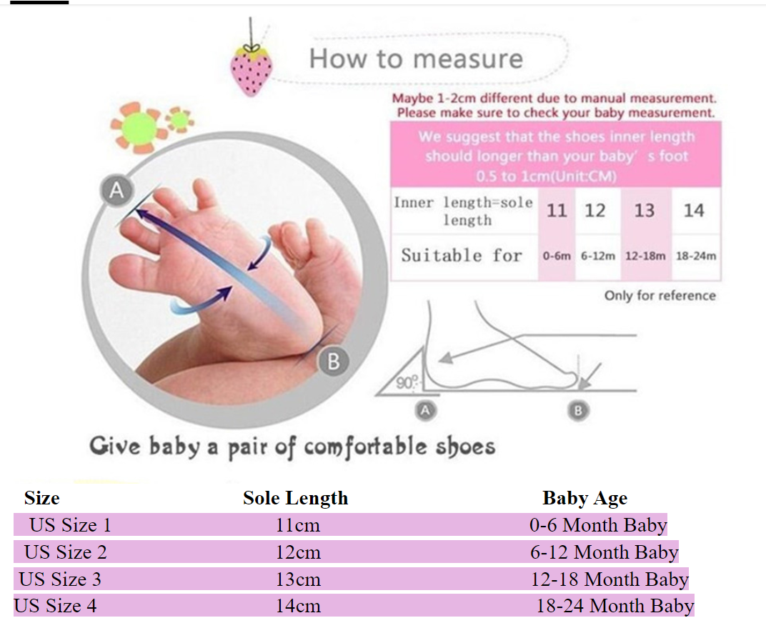 Infant Walking Shoes Unisex Sneakers